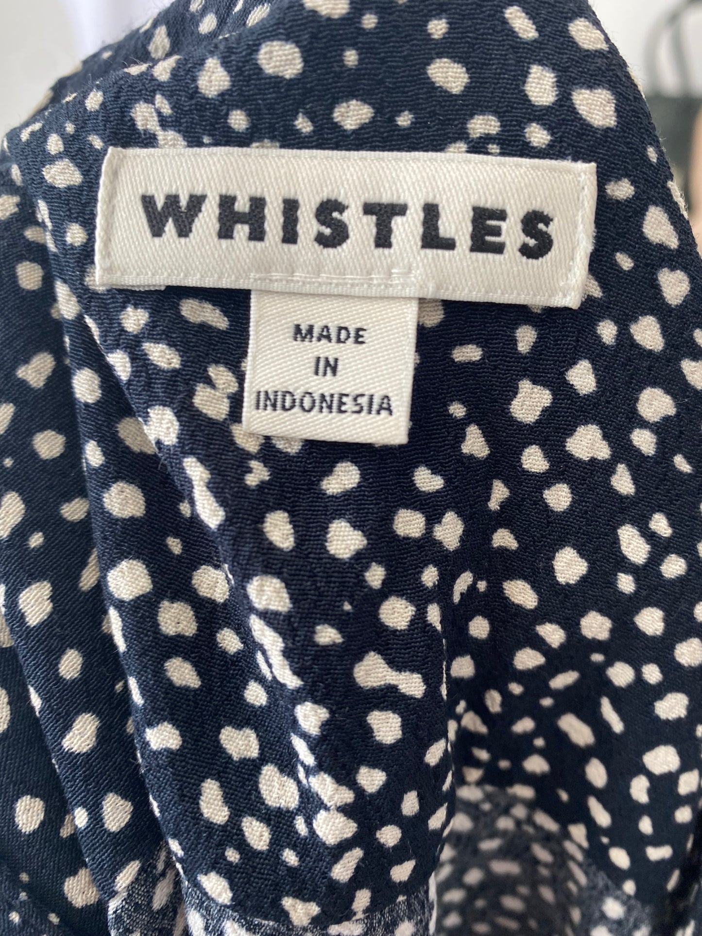 Whistles Spot Print Dress Size 12