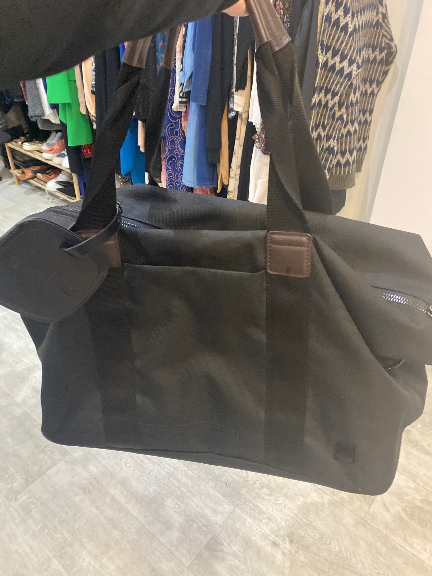 Knomo Black Travel Bag