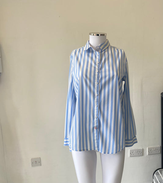 Bariloche Striped Shirt Size 10