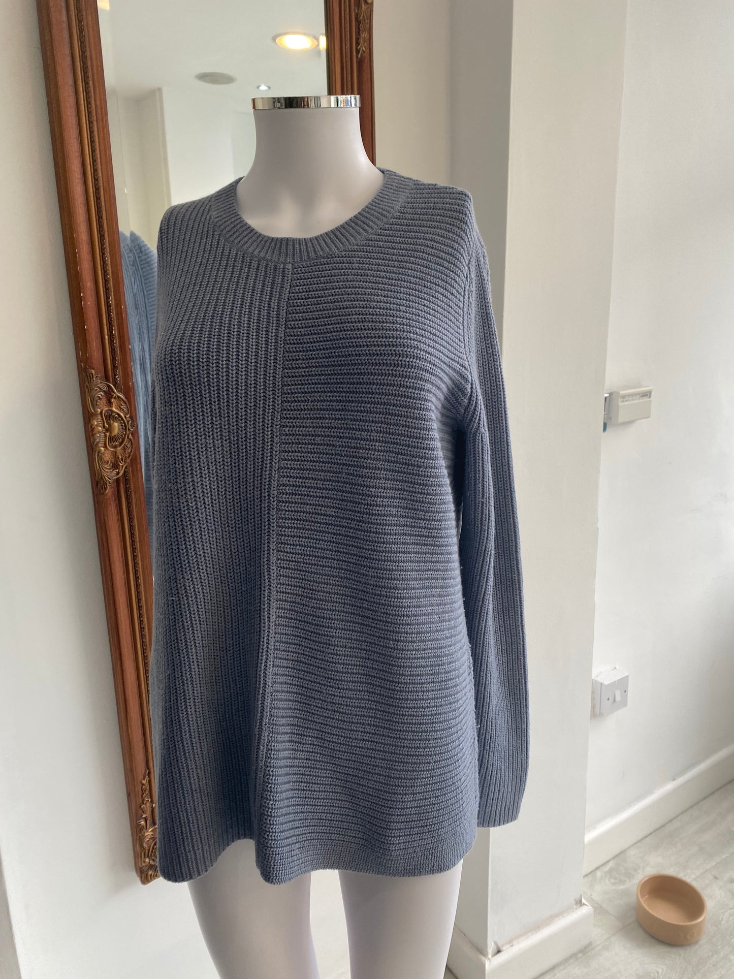 Jigsaw Blue Jumper Size Medium 12-14